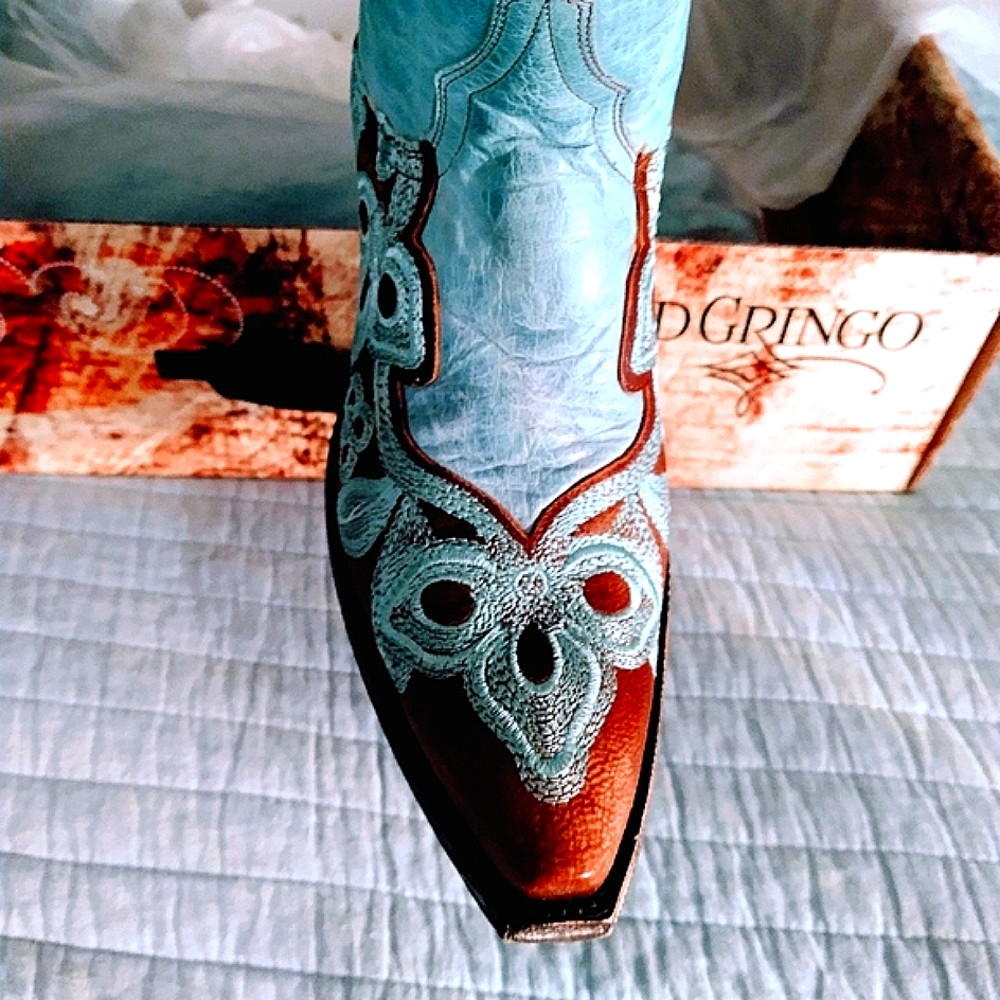 RARE OLD GRINGO BOOTS BNIB SZ 8.5 - Picture 2 of 5